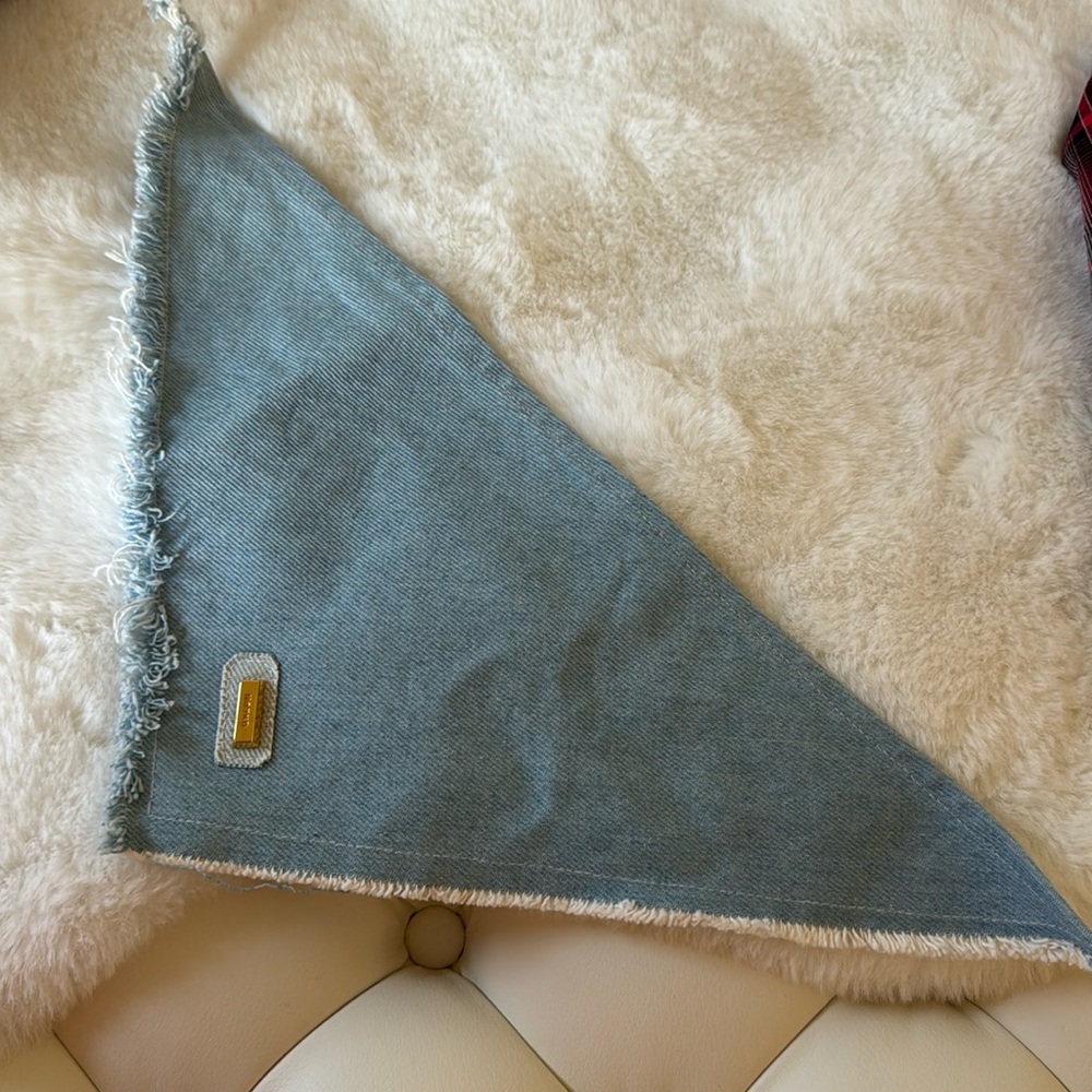 Denim dog bandanna by hound